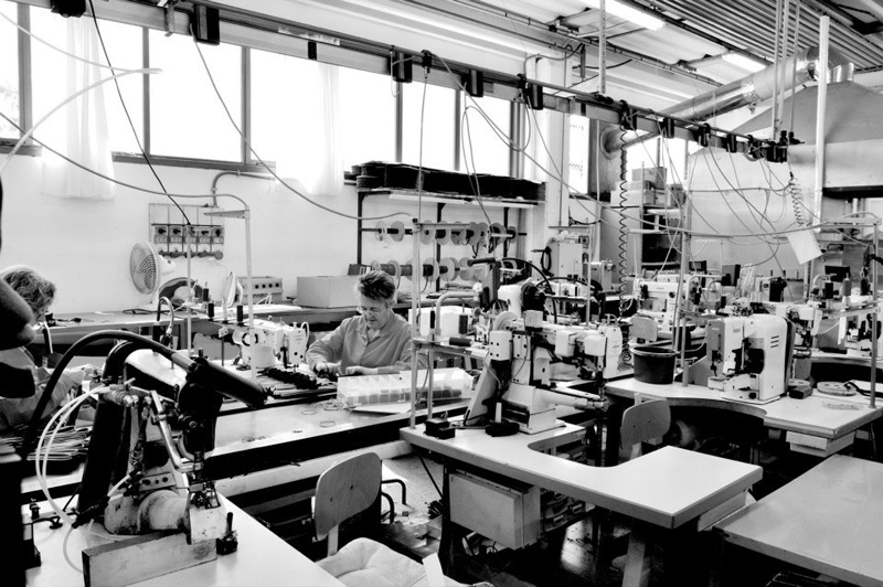 パニッツァの工場