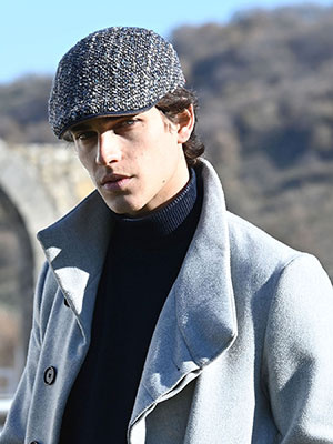 ハンチング・キャスケット着用イメージ