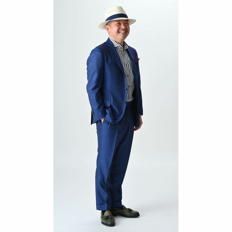 オメロ オルテガのパナマハット ROCK（ロック）ナチュラルのモデル写真