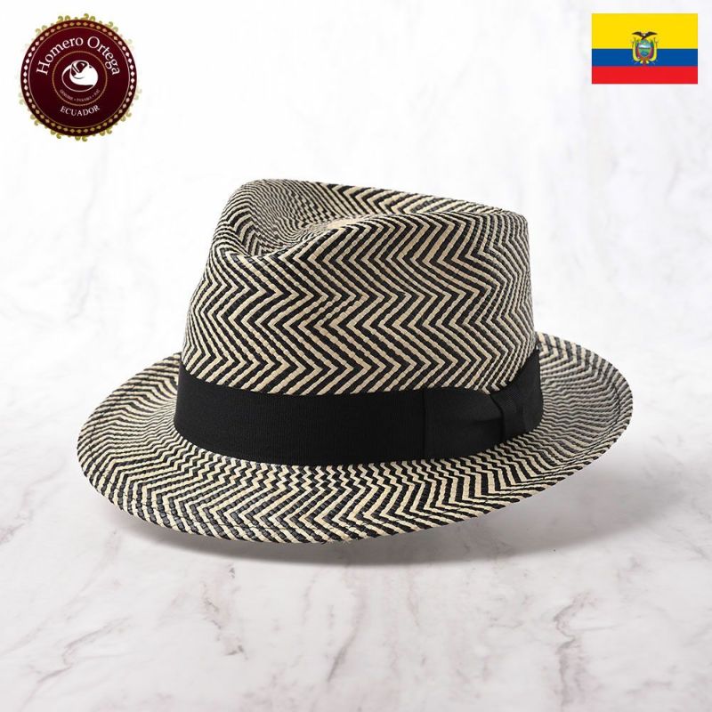 帽子 パナマハット パナマ帽 Homero Ortega（オメロ オルテガ） CARIBE（カリブ）ブラック