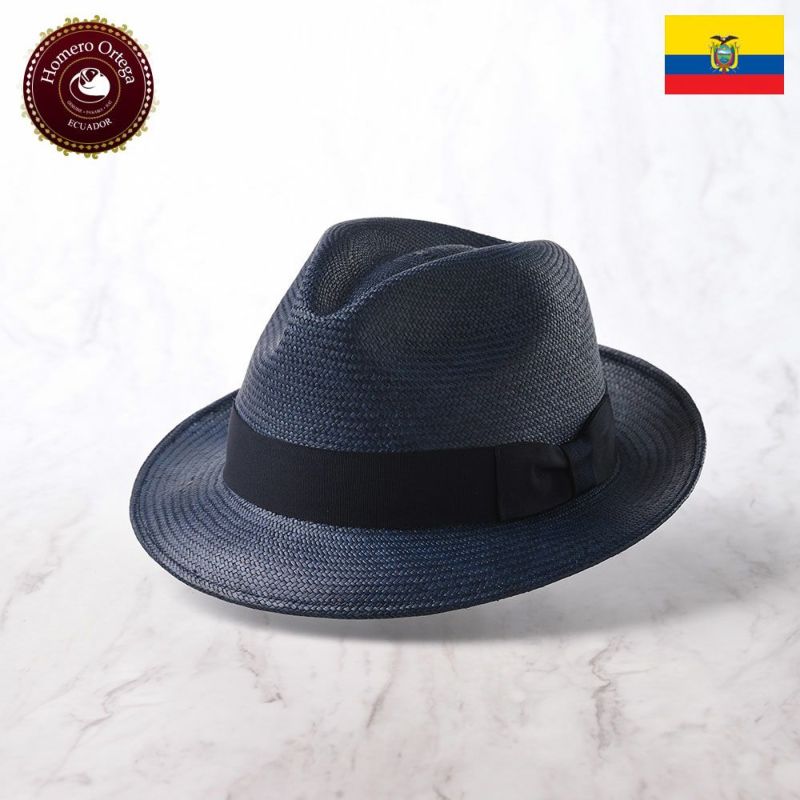 Homero Ortega オメロオルテガ パナマハット ブラック L(59) メンズハット・帽子専門店 時谷堂 - Homero Ortega（オメロ