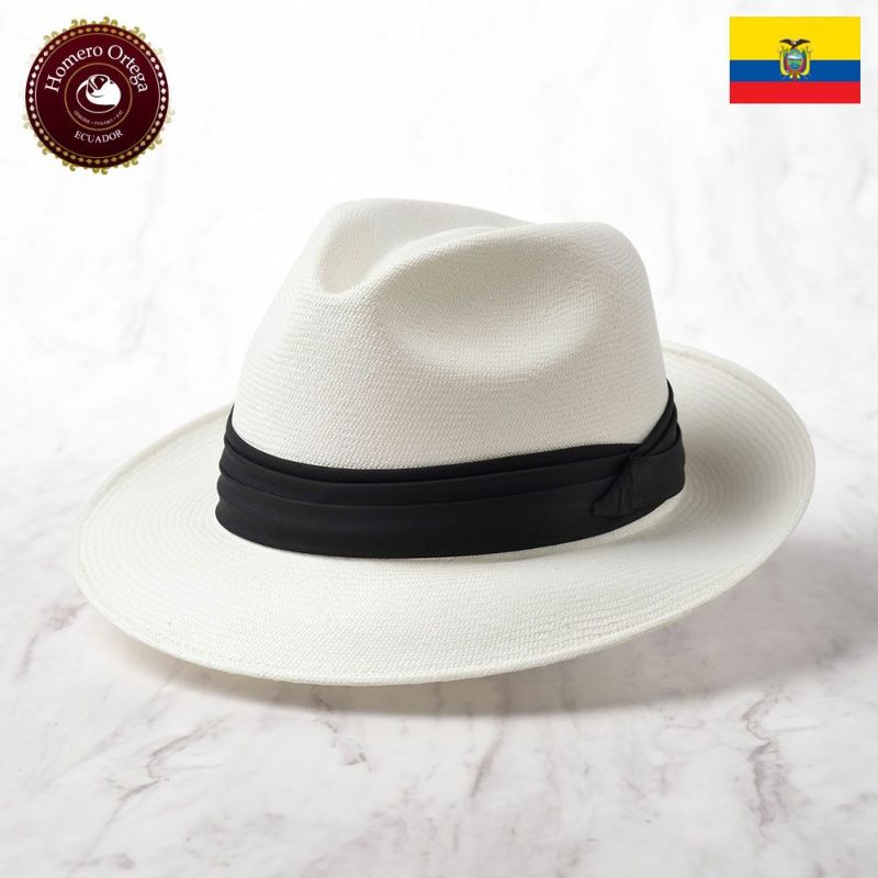 帽子 パナマハット パナマ帽 Homero Ortega（オメロ オルテガ） CAVALIERE NUEVO（カバリエレ ヌエボ）ホワイト