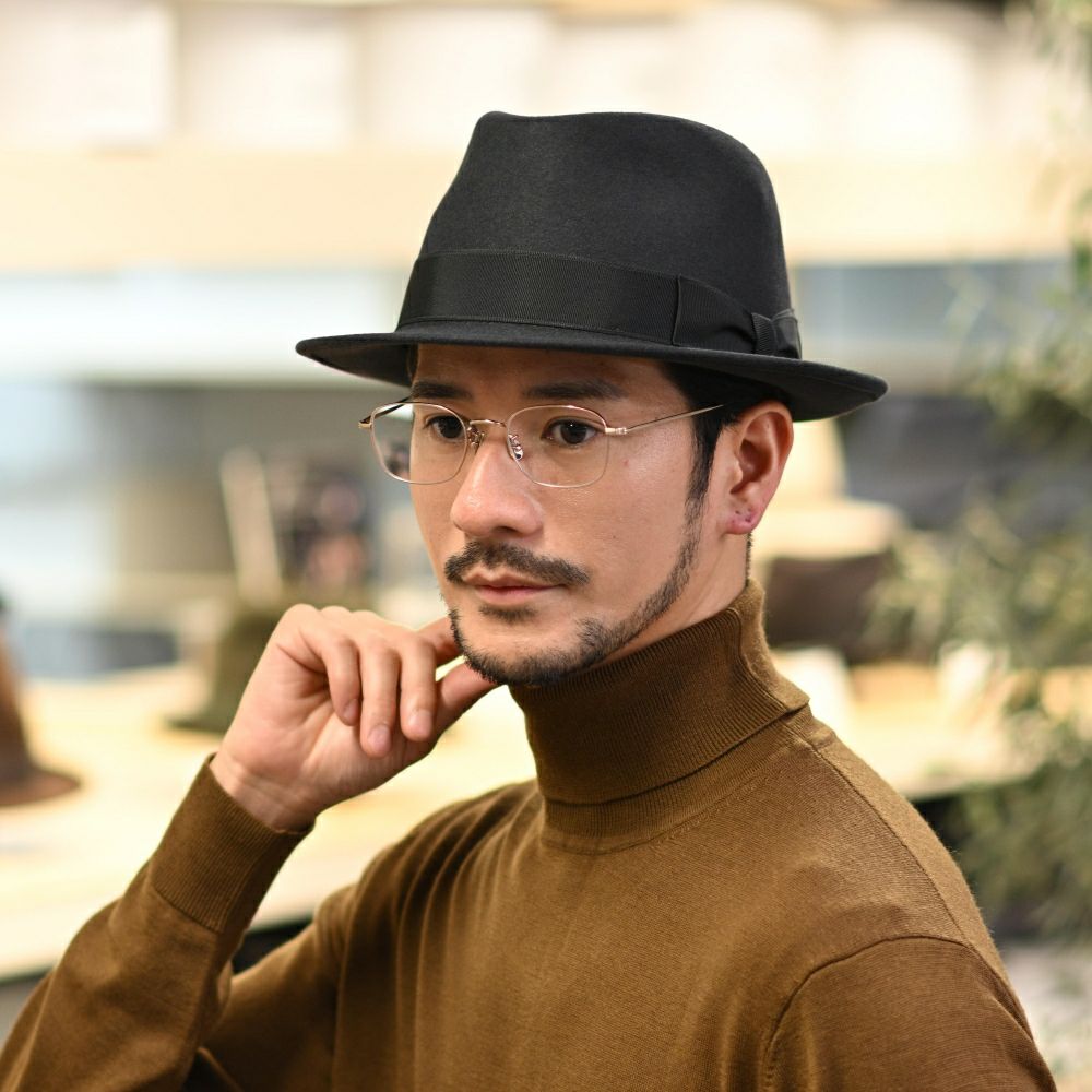 トナック フェルトハット LARME（ラルム）ダークグレー | 帽子通販 時