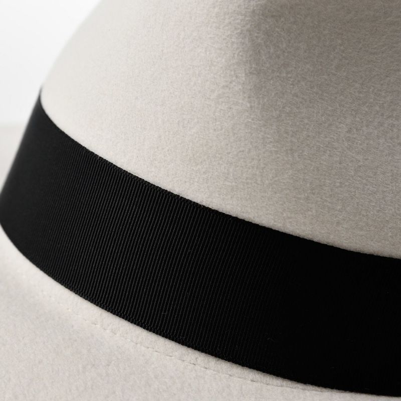 トナックのフェルトハット FEDORA BLANC（フェドラ ブラン）ホワイト