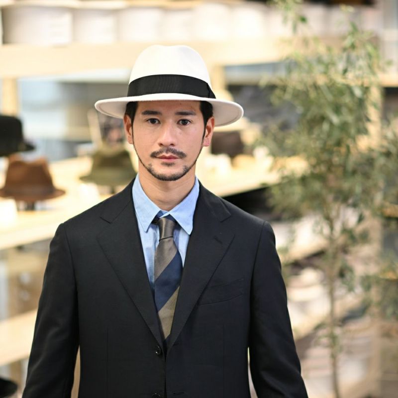 トナックのフェルトハット FEDORA BLANC（フェドラ ブラン）ホワイト