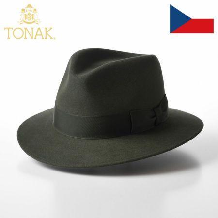 トナックのフェルトハット FEDORA BOSQUET（フェドラ ボスケ）グリーン