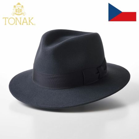 トナックのフェルトハット FEDORA LAC（フェドラ ラック）グレー