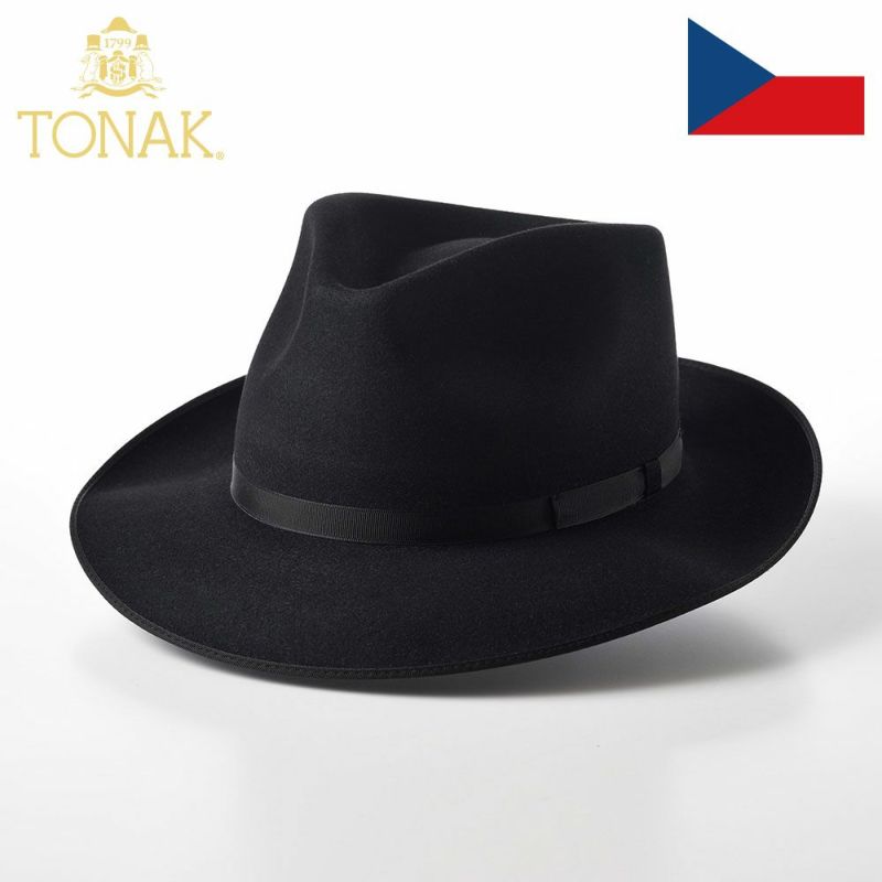 帽子 フェルトハット TONAK（トナック） VIOLA（ヴィオラ）ブラック