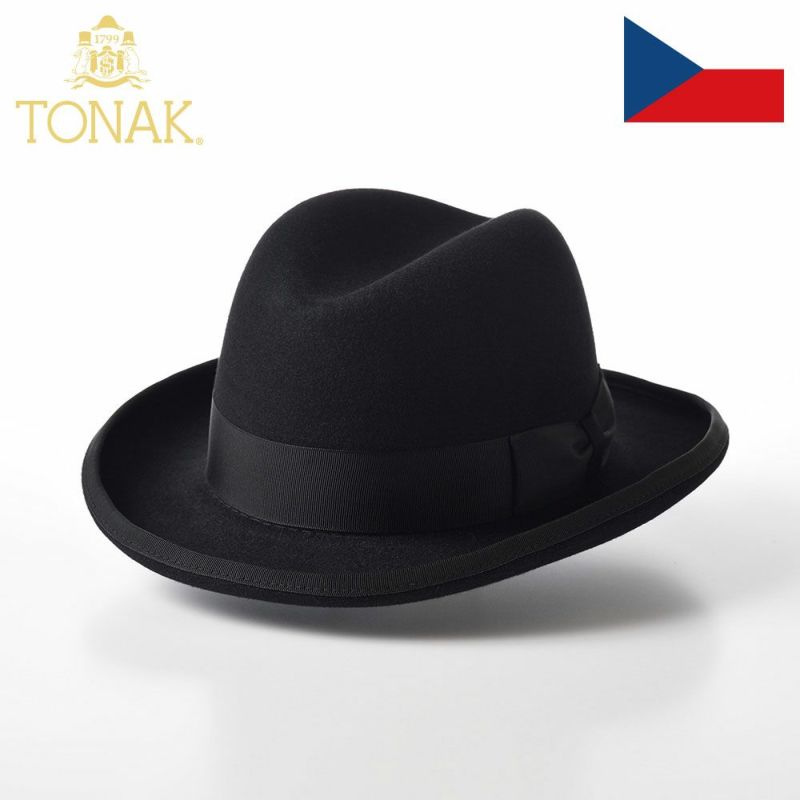 帽子 フェルトハット TONAK（トナック） OPRAVIT（オプラビット）ブラック