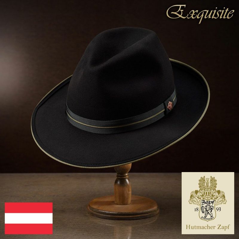 帽子 フェルトハット Zapf（ツァップ） Bluhnbach Beaver（ブリュンバッハ ビーバー）
