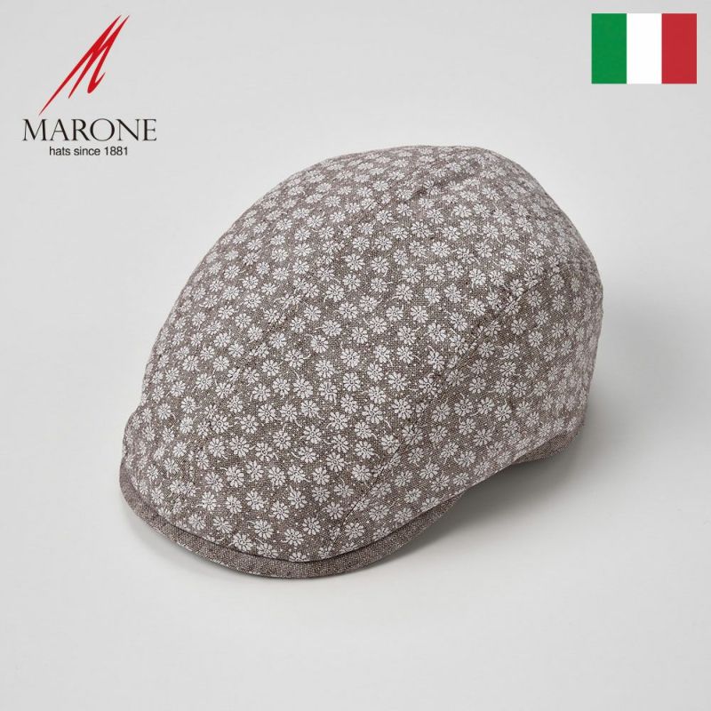 帽子 ハンチング MARONE（マローネ） Piccolo Fiore（ピッコロ フィオーレ）サンド