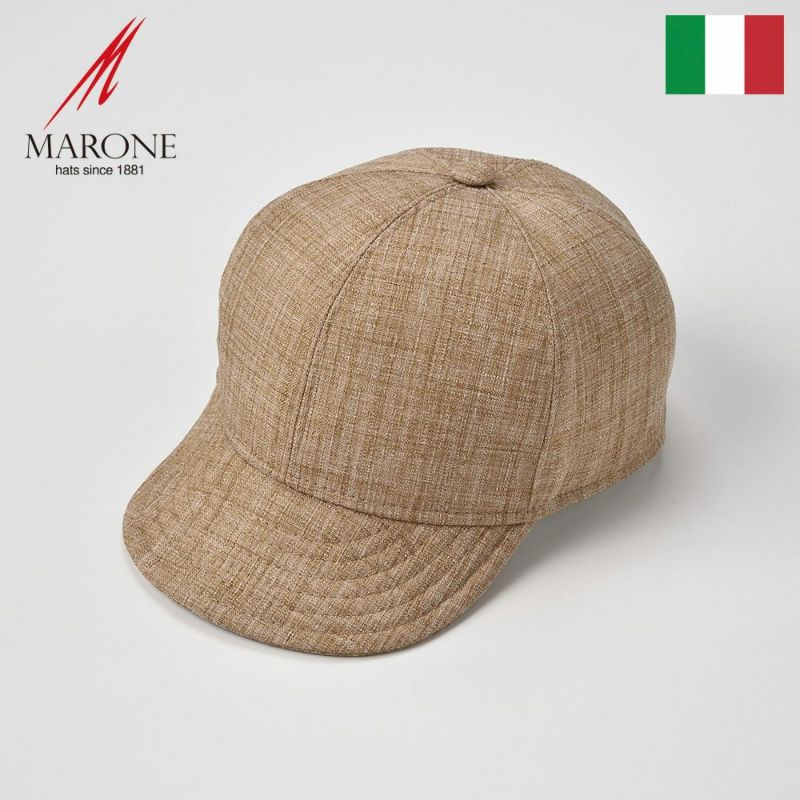 帽子 キャップ 野球帽 MARONE（マローネ） Stella（ステラ）ベージュ