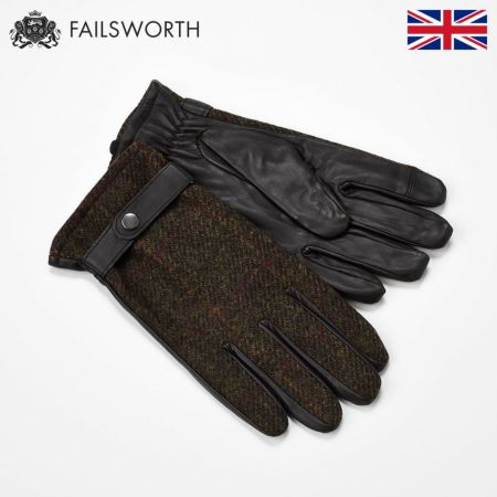 時谷堂百貨 | 紳士雑貨 メンズ Harris Tweed Glove（ハリスツイード