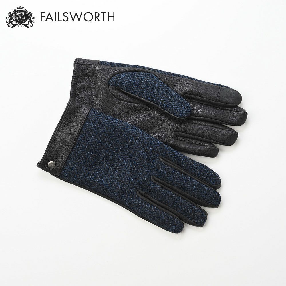 フェイルスワースの手袋 Harris Tweed Glove（ハリスツイード グローブ）3302