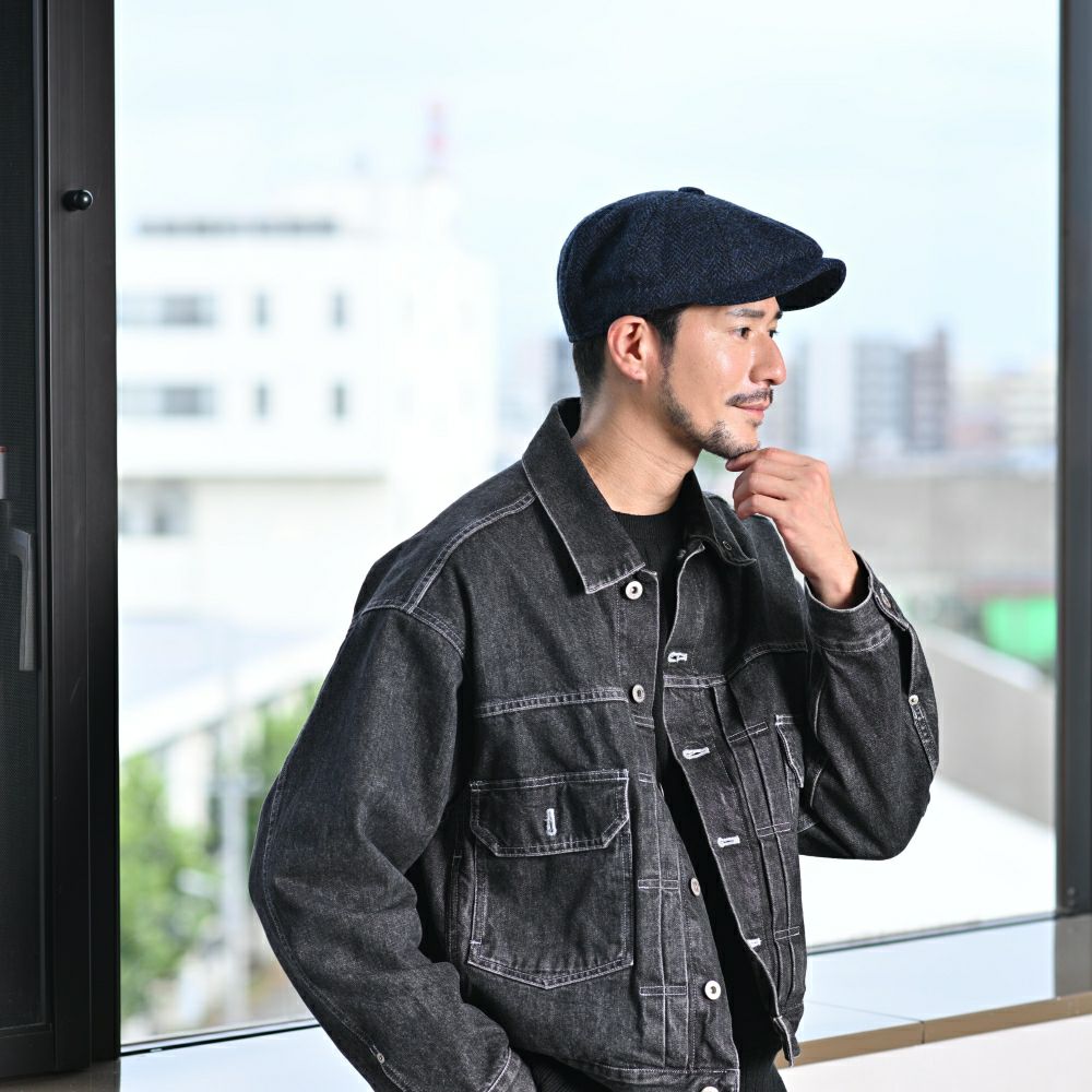 フェイルスワースのキャスケット Harris Tweed Carloway（ハリスツイード キャロウェイ）3302