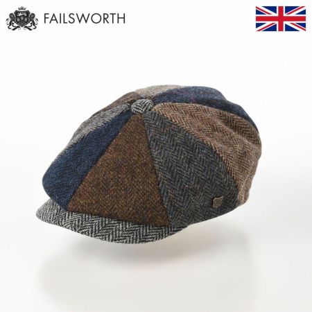 フェイルスワースのキャスケット Harris Tweed Lewis（ハリスツイード ルイス）マルチ