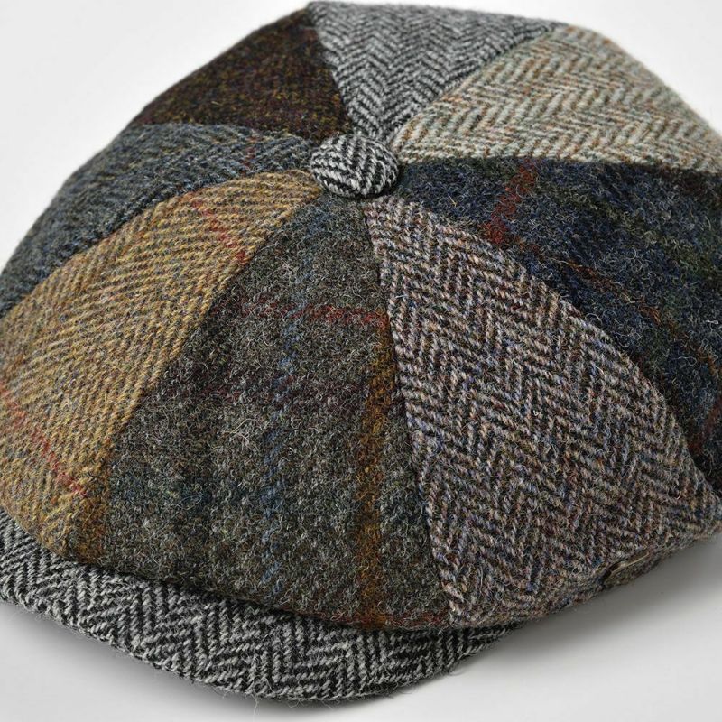 フェイルスワースのキャスケット Harris Tweed Lewis（ハリスツイード ルイス）マルチ