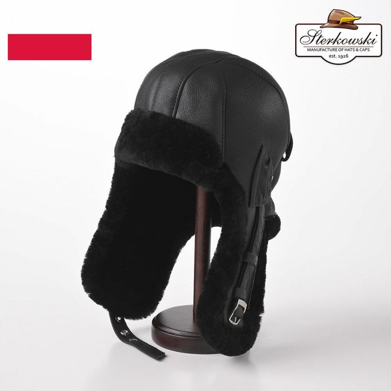 ステルコフスキー 飛行帽 Delling（デリング）ブラック | 帽子通販 時 