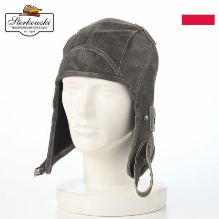 ステルコフスキーの飛行帽 Narvi（ナルヴィ）グレー