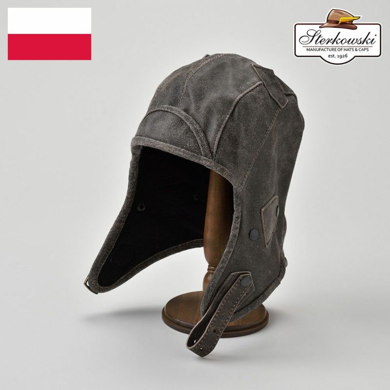帽子 飛行帽 Sterkowski（ステルコフスキー） Narvi（ナルヴィ）グレー