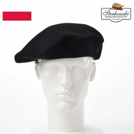 ステルコフスキーのベレー帽 Grand Classic Beret（グランドクラシック ベレー）ブラック