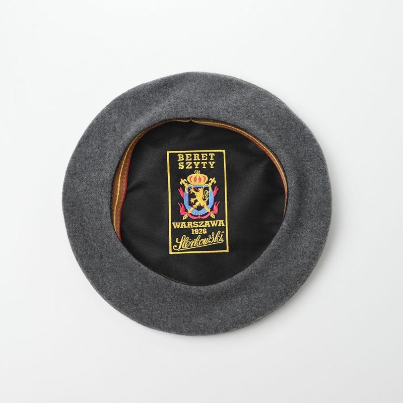 ステルコフスキーのベレー帽 Grand Classic Beret（グランドクラシック ベレー）グレー