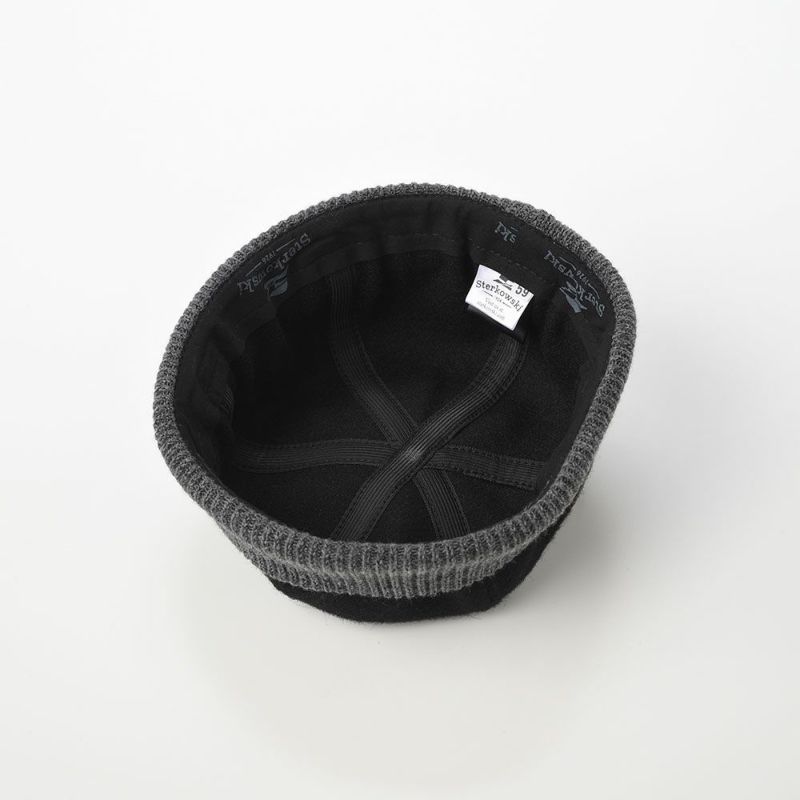 ステルコフスキーのロールキャップ Wool beanie cap（ウールビーニーキャップ）ブラック