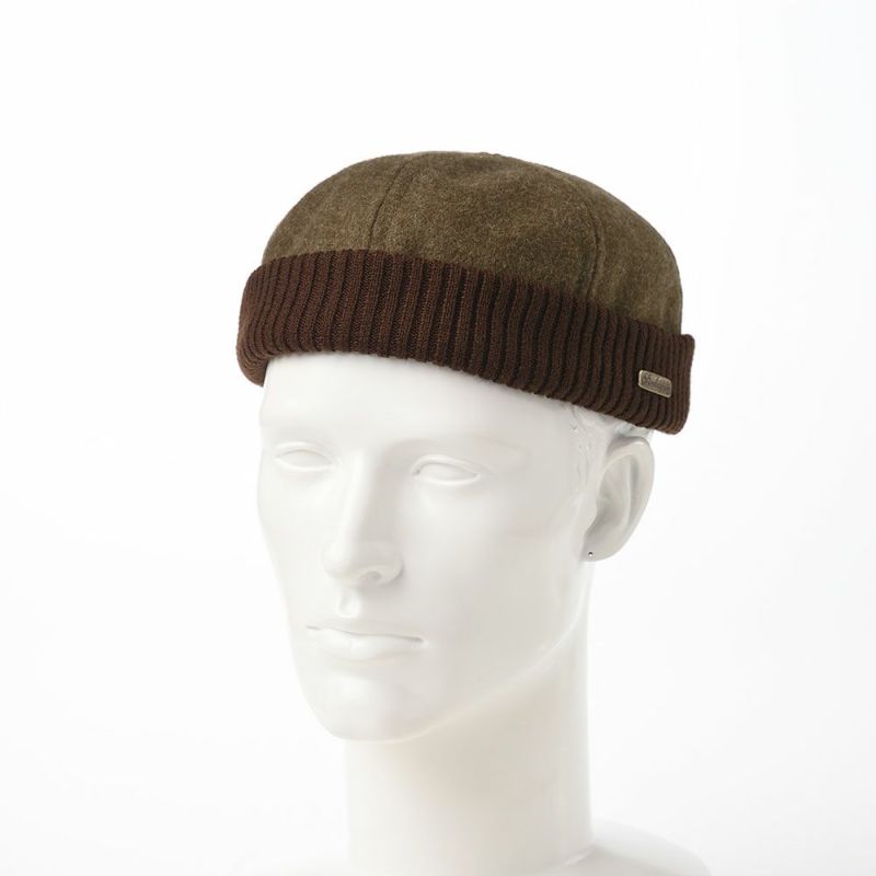 ステルコフスキーのロールキャップ Wool beanie cap（ウールビーニーキャップ）カーキ