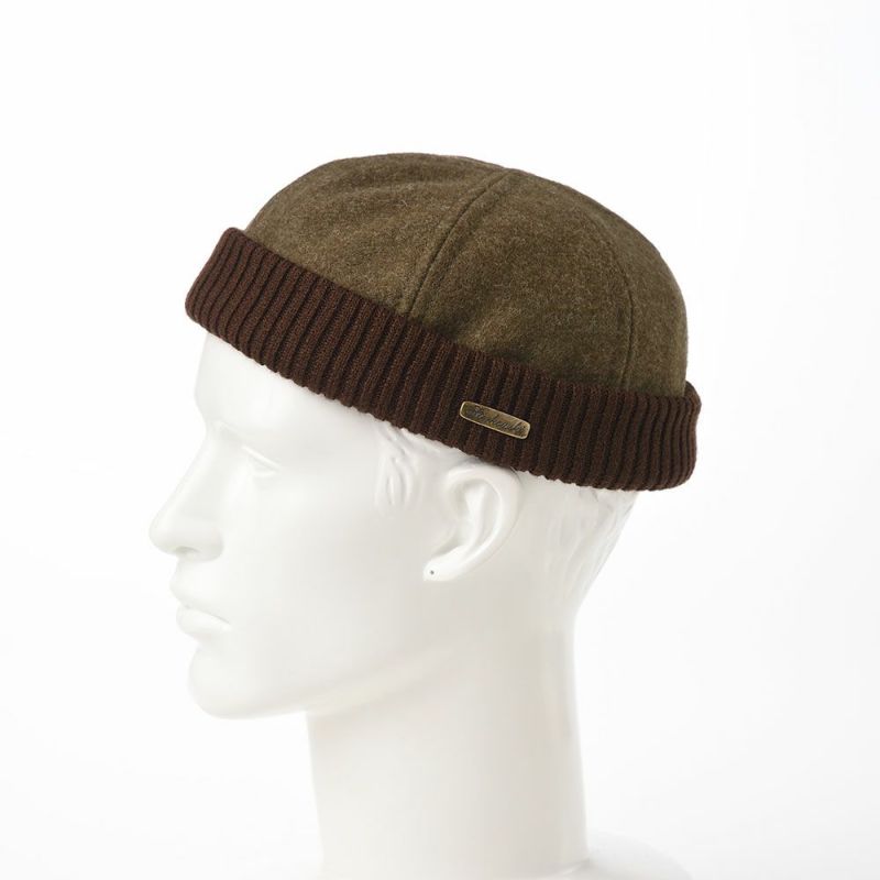 ステルコフスキーのロールキャップ Wool beanie cap（ウールビーニーキャップ）カーキ