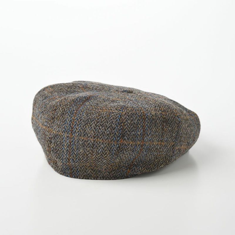 ステルコフスキーのキャスケット Peaky Blinders Harris Tweed（ピーキーブラインダーズ ハリスツイード）ブラウンチェック