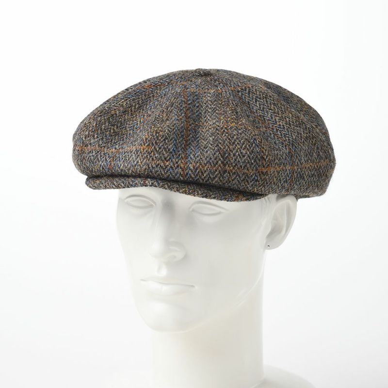 ステルコフスキーのキャスケット Peaky Blinders Harris Tweed（ピーキーブラインダーズ ハリスツイード）ブラウンチェック