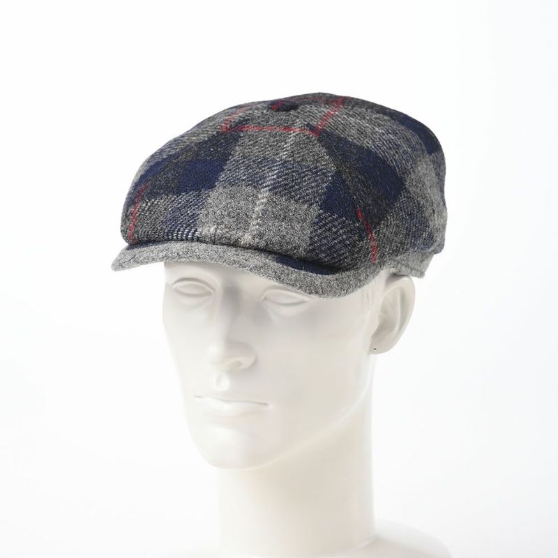 ステルコフスキーのキャスケット Rambler Harris Tweed（ランブラー ハリスツイード）ブルーグレー