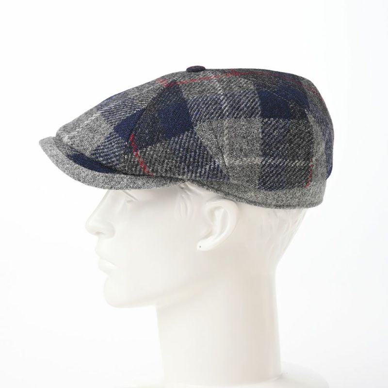 ステルコフスキーのキャスケット Rambler Harris Tweed（ランブラー ハリスツイード）ブルーグレー