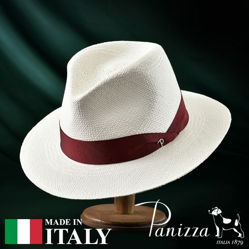 帽子 パナマハット パナマ帽 Panizza（パニッツァ） ZAMORA BIANCO（サモーラ ビアンコ）