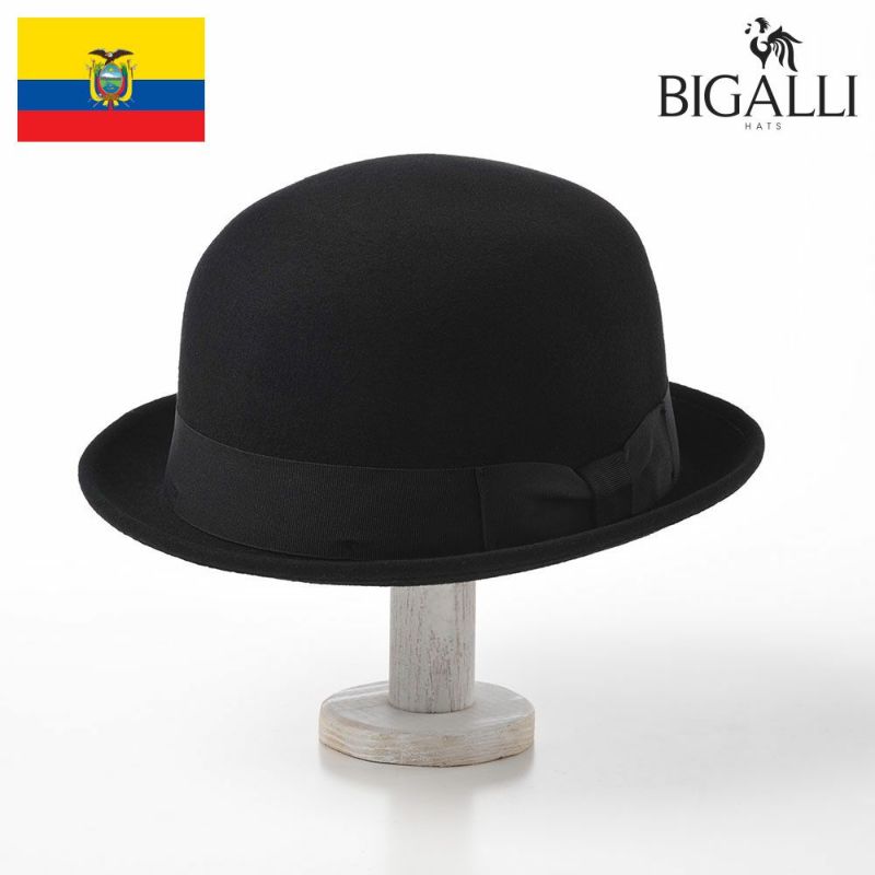 帽子 フェルトハット BIGALLI（ビガリ） RONDA（ロンダ）ブラック