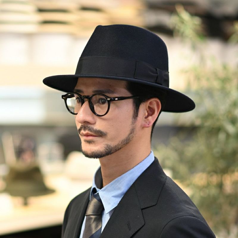 ビガリのフェルトハット AVANTE（アバンテ）ブラック