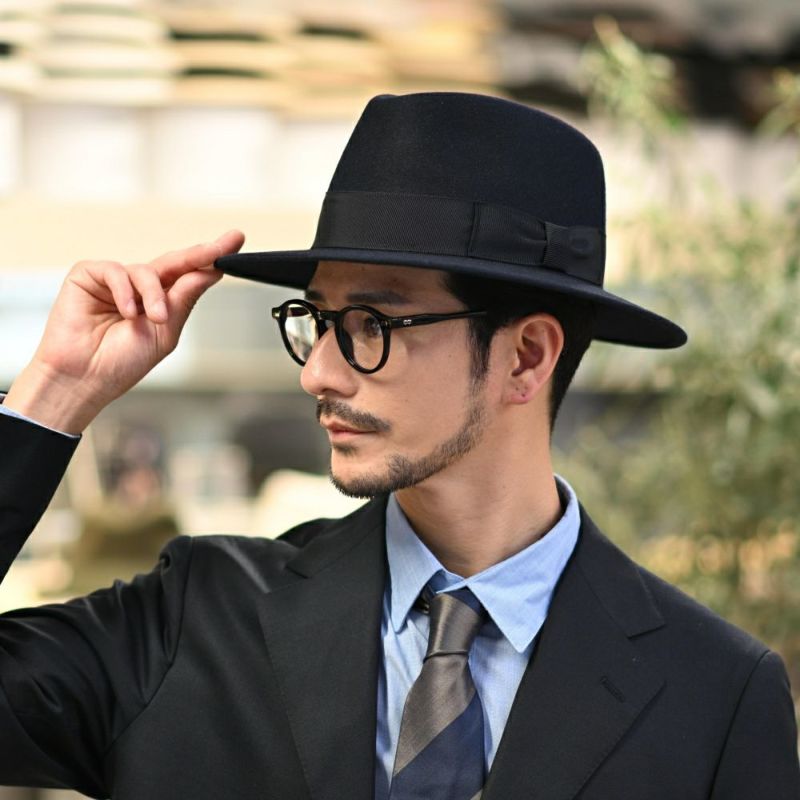 ビガリのフェルトハット AVANTE（アバンテ）ブラック