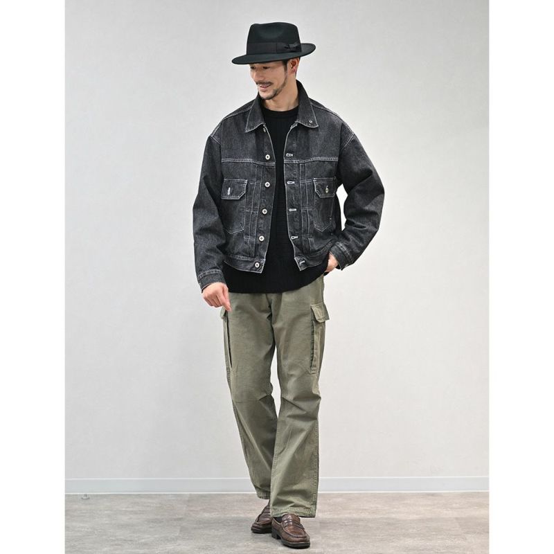 ビガリ フェルトハット PLOMO（プロモ）ブラック | 帽子通販 時谷堂