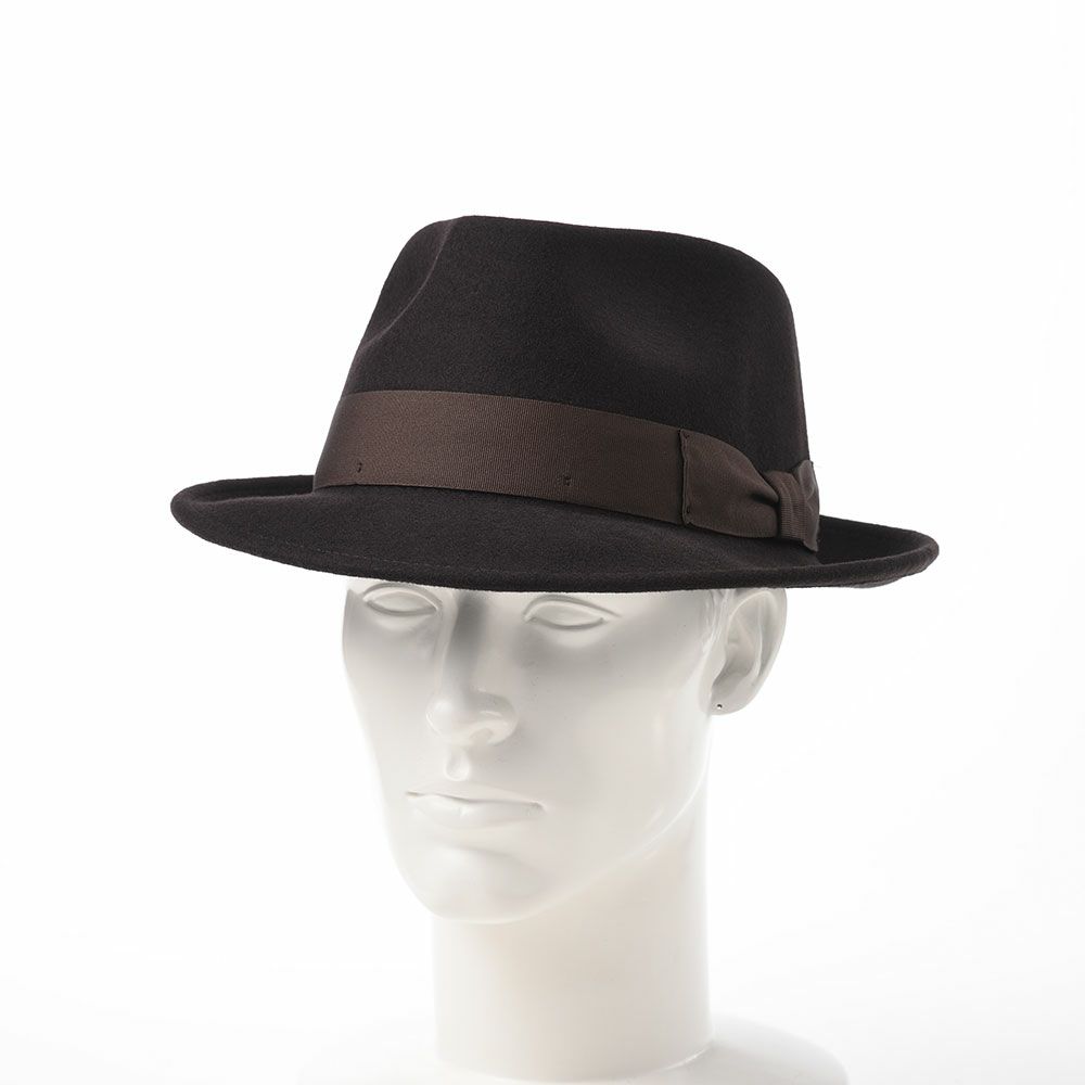 ビガリ フェルトハット PLOMO（プロモ）ダークブラウン | 帽子通販 時
