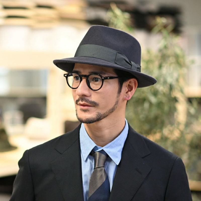 ビガリのフェルトハット PLOMO（プロモ）ダークグレー