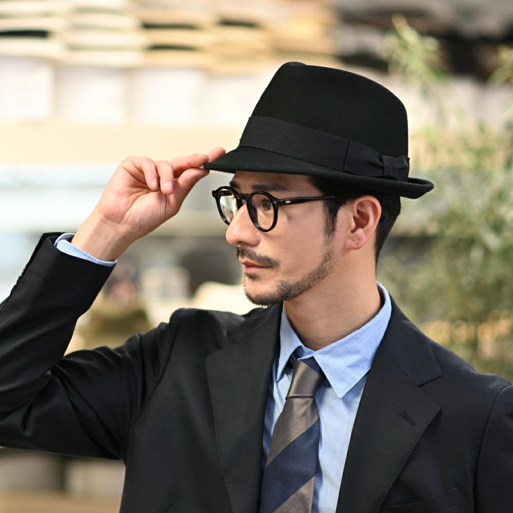 ビガリのフェルトハット RICARDO（リカルド）ブラック