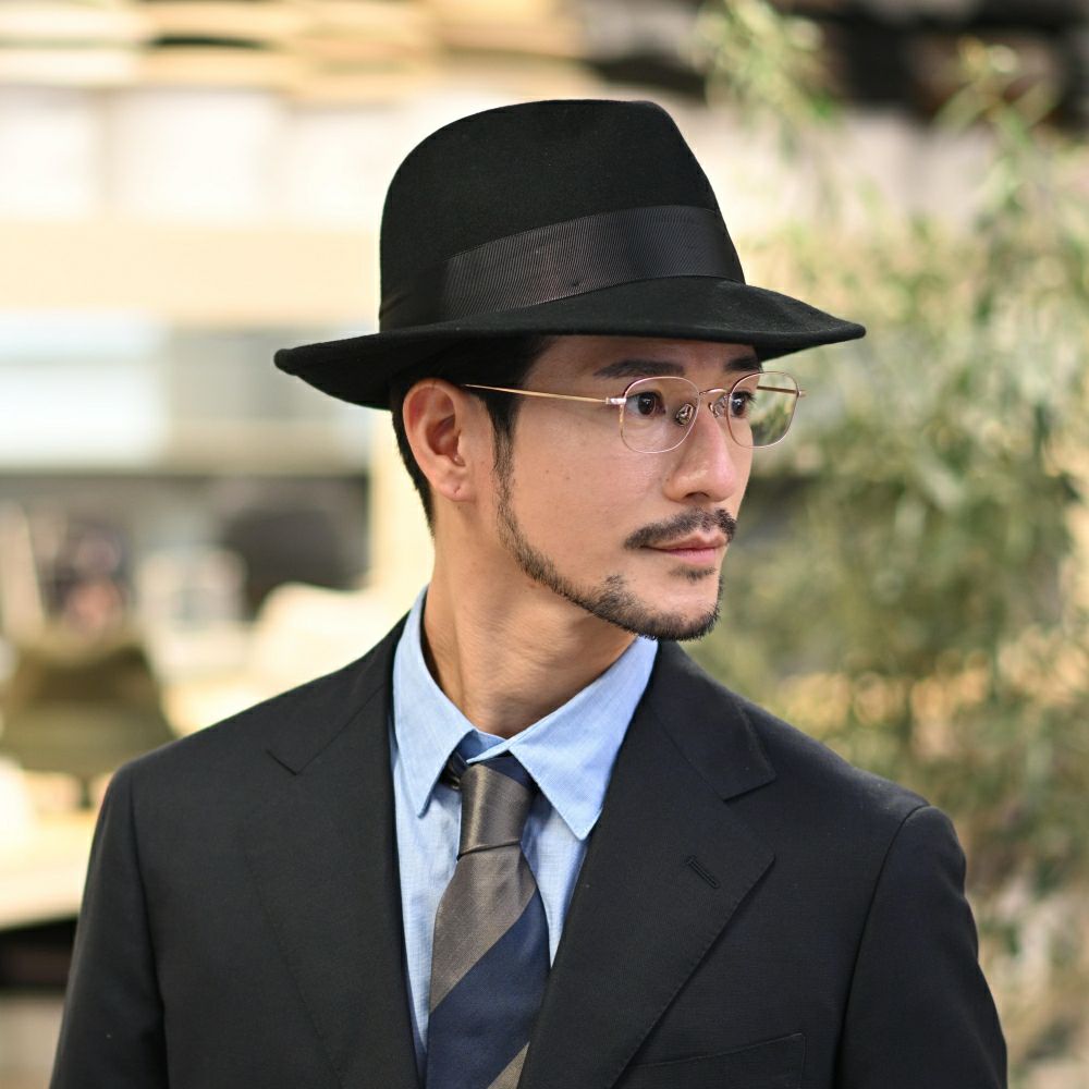 ビガリのフェルトハット ANDY（アンディ）ブラック