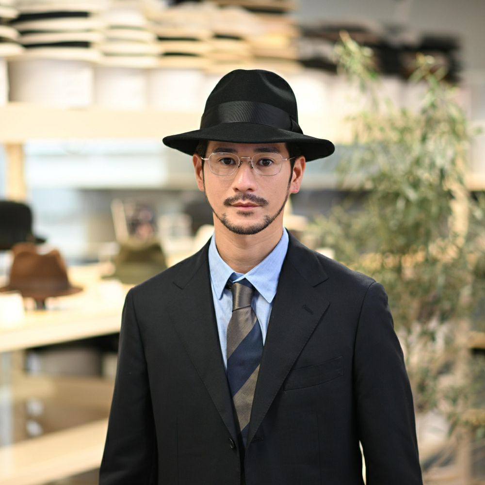 ビガリのフェルトハット ANDY（アンディ）ブラック