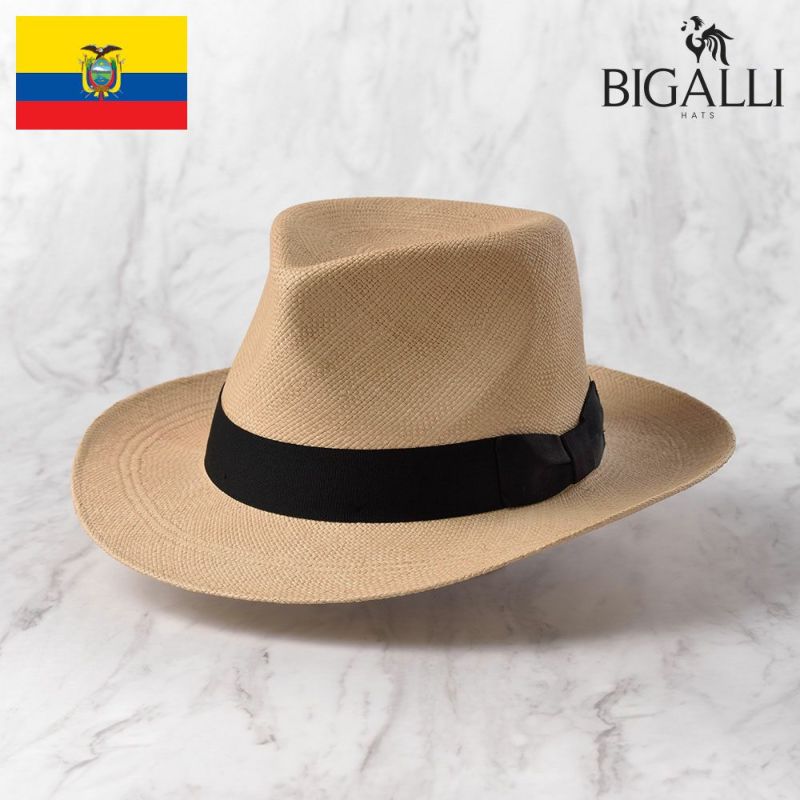 帽子 パナマハット パナマ帽 BIGALLI（ビガリ） DENZEL（デンゼル）ベージュ