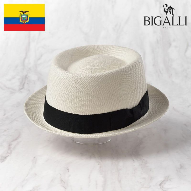 帽子 パナマハット パナマ帽 BIGALLI（ビガリ） REDONDO（レドンド）ホワイト