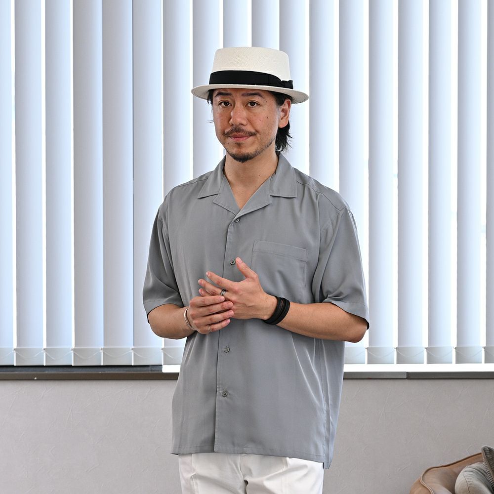 ビガリのパナマハット REDONDO（レドンド）ホワイトのモデル写真