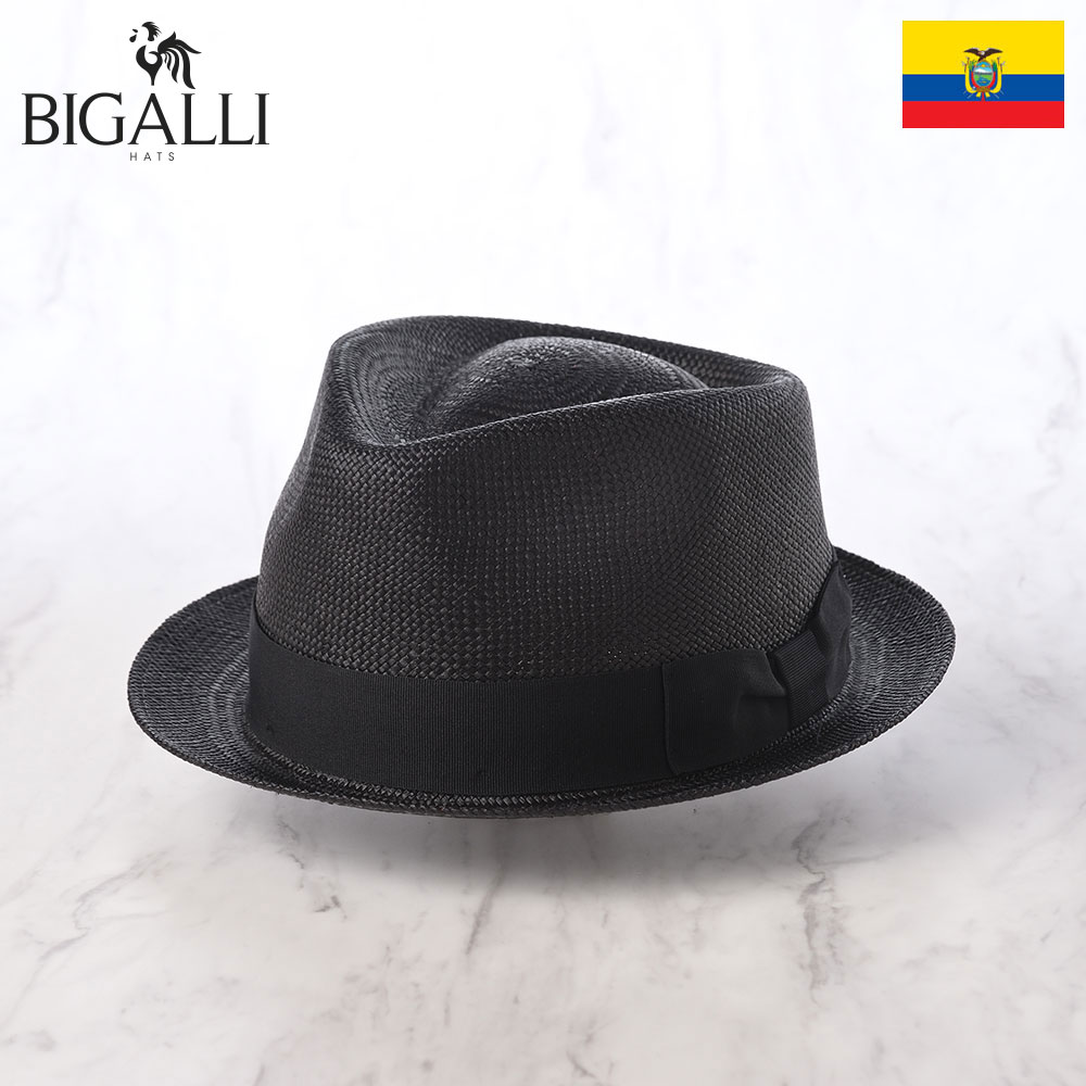 ビガリのパナマハット BOSTON（ボストン）ブラック