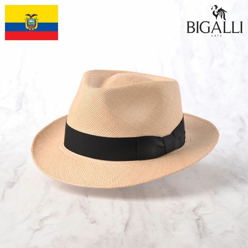 帽子 パナマハット パナマ帽 BIGALLI（ビガリ） QUICKSTEP PANAMA（クイックステップ パナマ）ベージュ