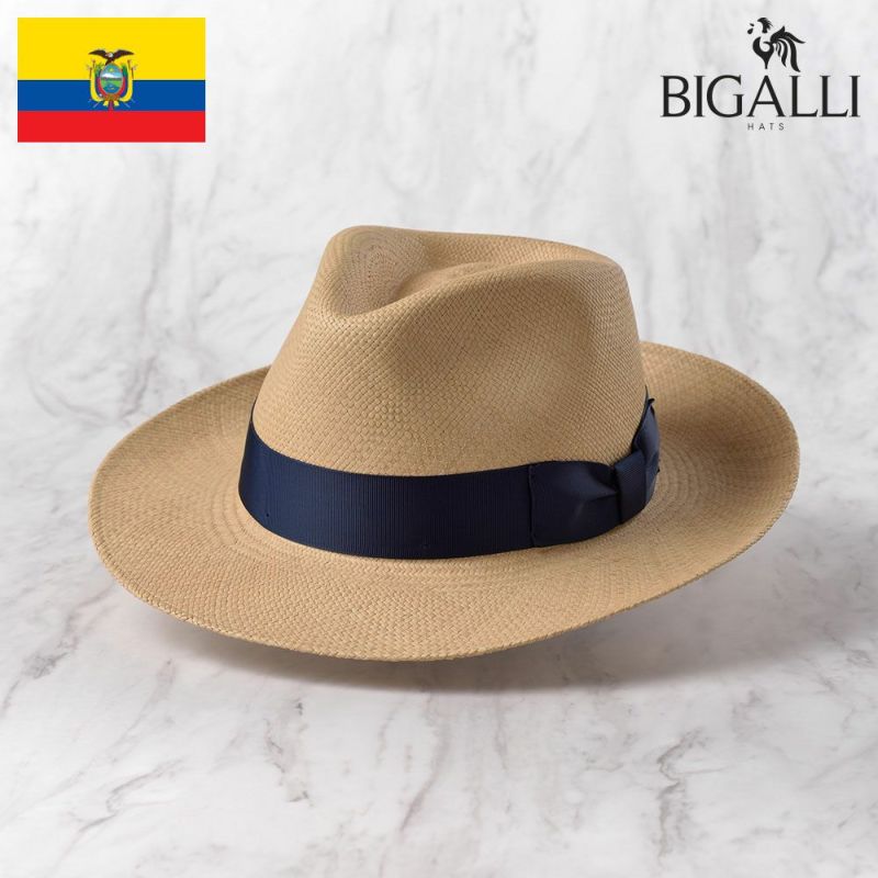 帽子 パナマハット パナマ帽 BIGALLI（ビガリ） SANTORINI（サントリーニ）ベージュ