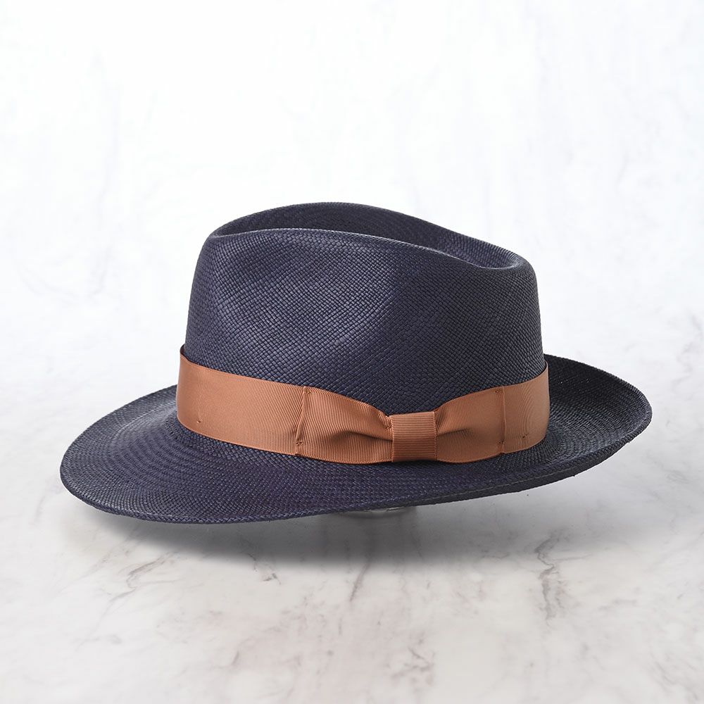 ビガリのパナマハット SANTORINI（サントリーニ）ネイビー